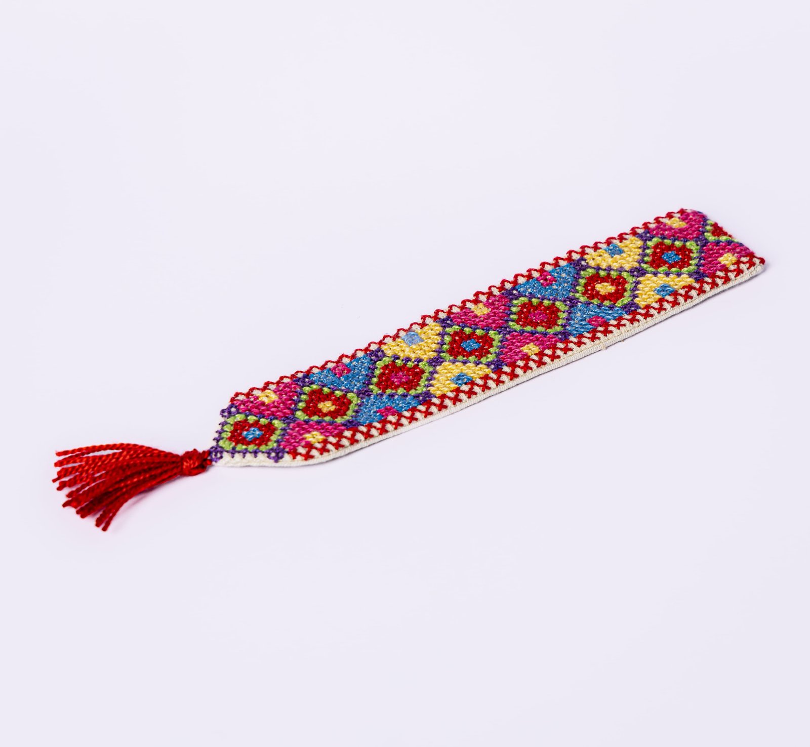 Hand-Embroidered Bookmark - Pattern No. 2