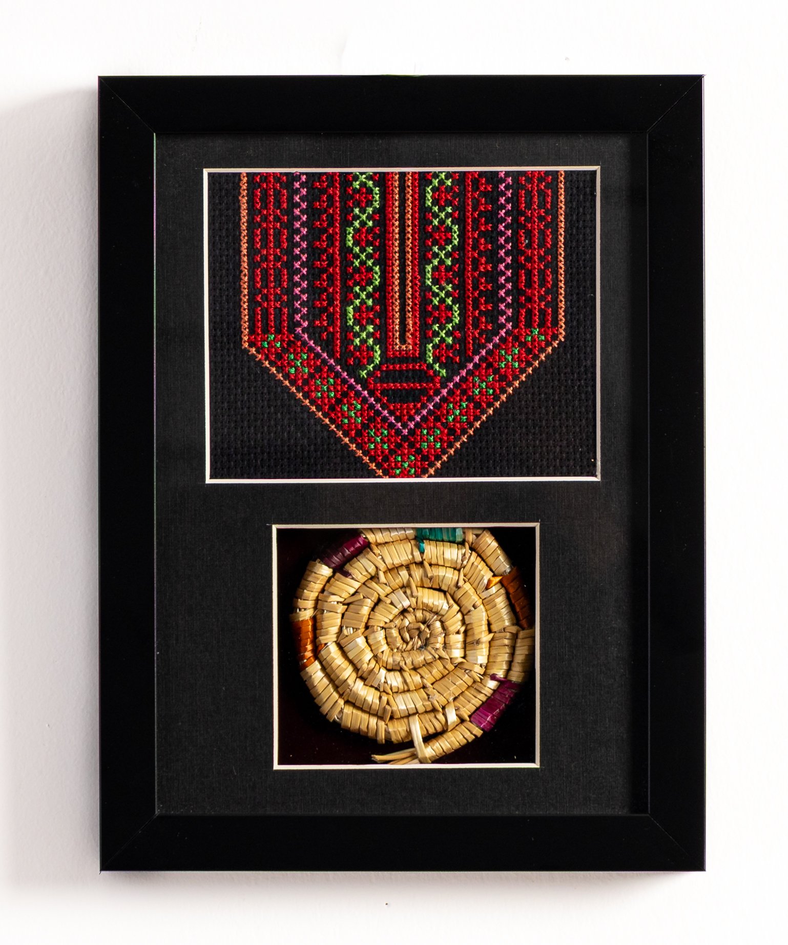 Mini Thobe chest Embroidery & Straw Plate